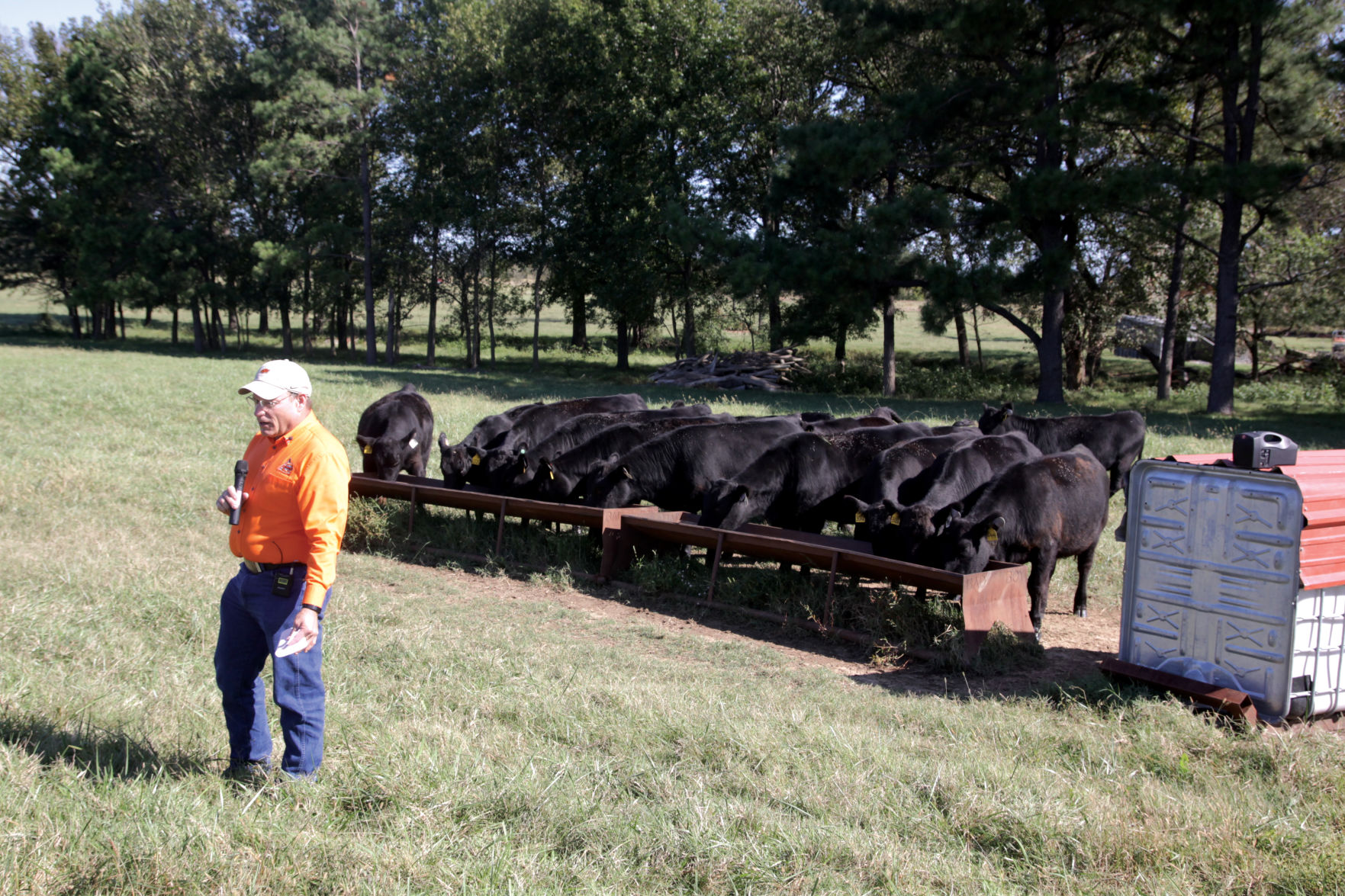 Paul Beck at Haskell Field Day